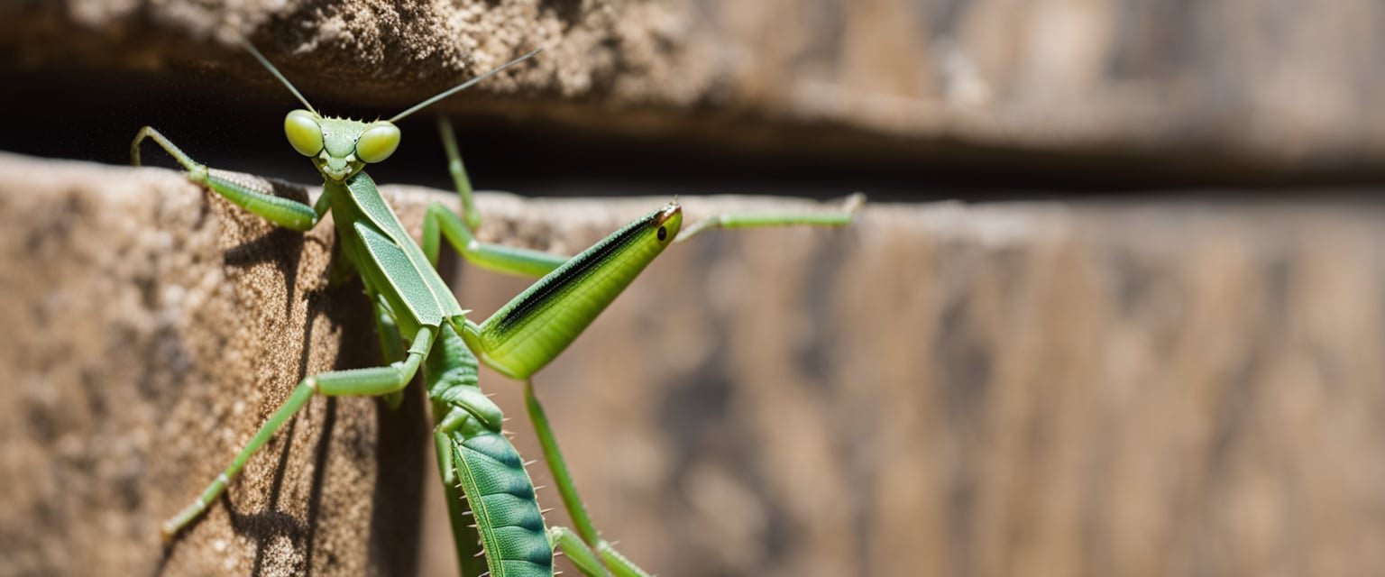 mantis climbing wall